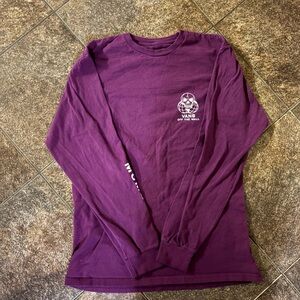 Vans Men's Deep Purple Long Sleeve Tee